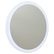 Round Bathroom Wall Mirror with Tri-Coloured LED